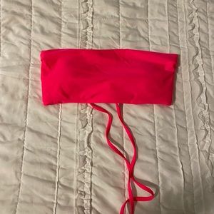 Strapless bikini top